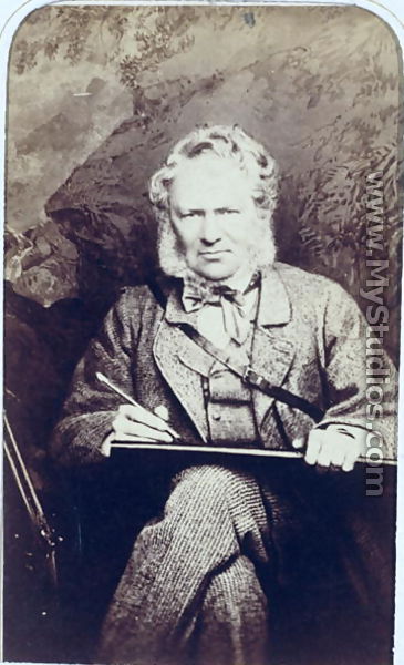 Portrait of Sir Edwin Landseer (1802-73) - J.C. Watkins