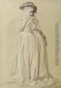 Standing Young Woman - Francois Louis Joseph Watteau