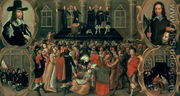 An Eyewitness Representation of the Execution of King Charles I (1600-49) of England, 1649 - John Weesop
