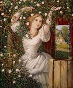 The Rose Bower - Edward Henry Wehnert