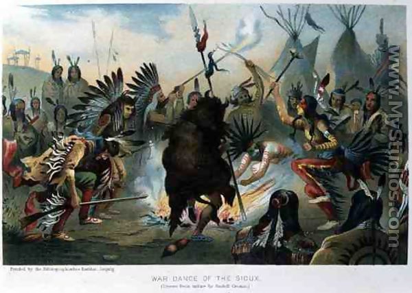 War Dance of the Sioux, from 