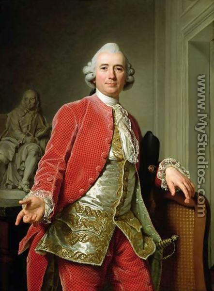 Portrait of Jean-Jacques Caffieri (1725-92) 1784 - Adolph Ulrich Wertmuller