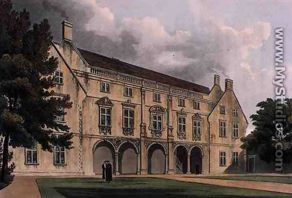 Exterior of Magdalene College Library, Cambridge, from 