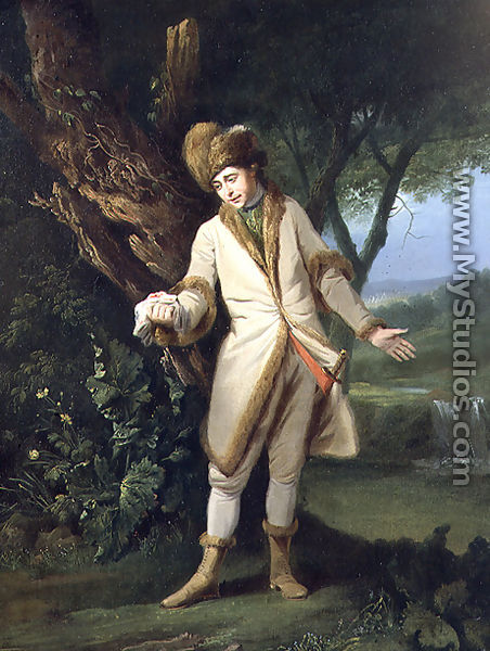 Portrait of the actor William Powell (1735-69) as Posthumous in Cymbeline - Francis Wheatley