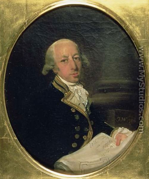 Portrait of Arthur Phillip (1738-1814), Commander of the First Fleet in 1788, founder and first Governor of New South Wales, 1787 - Francis Wheatley