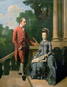 Portrait of a gentleman and his wife - Francis Wheatley