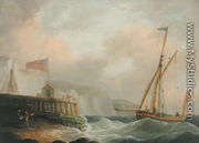 Cutter Entering Harbour - Thomas Whitcombe