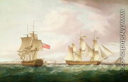 British Frigates off Dover - Thomas Whitcombe