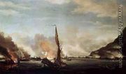 Repulse of Floating Batteries at Gibraltar, 1792 - Thomas Whitcombe