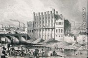 The Castle Grinding Mill at Sheffield from Cyclopaedia of Useful Arts & Manufactures by Charles Tomlinson, c.1880s - Josiah Wood Whymper