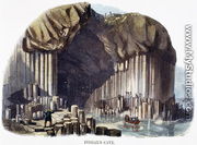 Fingals Cave, from Phenomena of Nature, 1849 - Josiah Wood Whymper