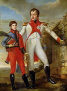 Louis Bonaparte (1778-1846) King of Holland and Louis Napoleon (1804-31) Crown Prince of Holland, c.1806 - Jean Baptiste Joseph Wicar