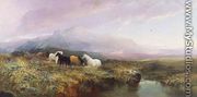 Ponies on Dartmoor - William Widgery