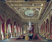 The Throne Room, Carlton House, from 'The History of the Royal Residences', engraved by Thomas Sutherland (b.1785), by William Henry Pyne (1769-1843), 1818 - Charles Wild