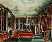 The Japan Room at Frogmore, engraved by R. Reeve, from The History of the Royal Residences of Windsor Castle, St. James Palace, Carlton House, Kensington Palace, Hampton Court and Frogmore, published by A. Dry, 1819 - Charles Wild