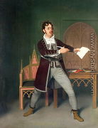Charles Farley (1771-1859) as Francisco in 'A Tale of Mystery' by Thomas Holcroft, at the Covent Garden Theatre, 1802 - Samuel de Wilde