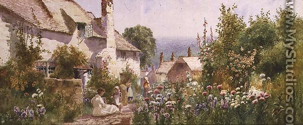 A Devonshire Garden - Arthur Stanley Wilkinson