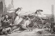 The Defence of Saragossa, 1808, from Illustrations of English and Scottish History Volume II - Sir David Wilkie