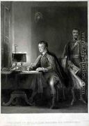 The Duke of Wellington Writing his Dispatches, engraved by William Greatbach - Sir David Wilkie