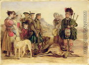 The Death of the Red Deer, with McIntyre and McGregor, Stalker and Piper to the Duke of Atholl, 1821 - Sir David Wilkie