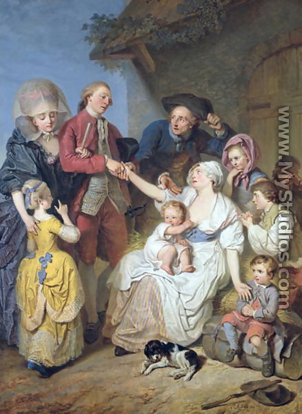 Charity, 1777 - Pierre-Alexandre Wille