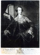 Portrait of Charles Watson-Wentworth, second Marquis of Rockingham (1730-82), engraved by Richard Houston (1721-75) - Benjamin Wilson