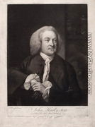 John Hadley, illustration from A Collection of Portraits of Medical Men, compiled by Sir John William Thomson-Walker - Benjamin Wilson