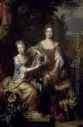 Portrait of Lady Frances Lady Coningsby (1675-1714/15) and Lady Katherine Jones - William Wissing or Wissmig