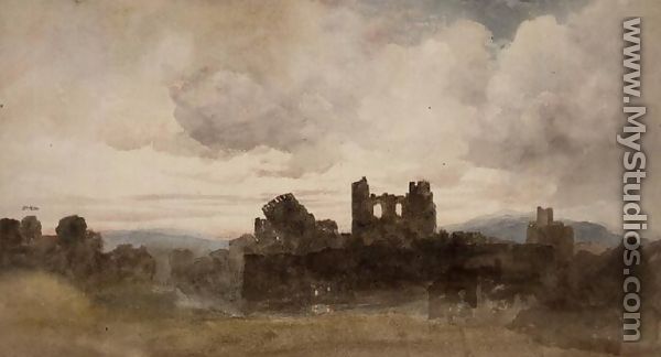 Caerphilly Castle - Peter de Wint