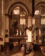 Interior of the Oude Kerk, Amsterdam - Emanuel de Witte