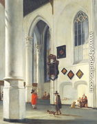 Interior of the Old Church at Delft, 1653/55 - Emanuel de Witte