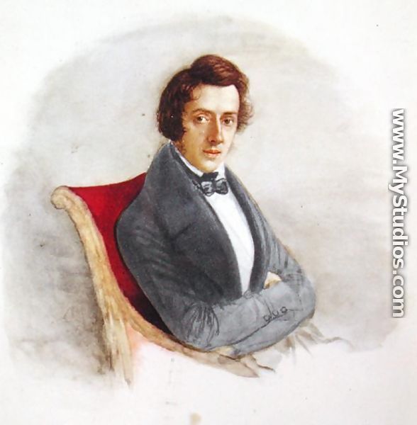 Portrait of Frederic Chopin (1810-49) - Maria Wodzinska
