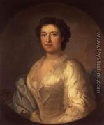 Portrait of the singer Susannah Maria Cibber, 1741 - Thomas Wollaston