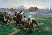 The Battle of Lexington, 19th April 1775, 1910 - William Barnes Wollen