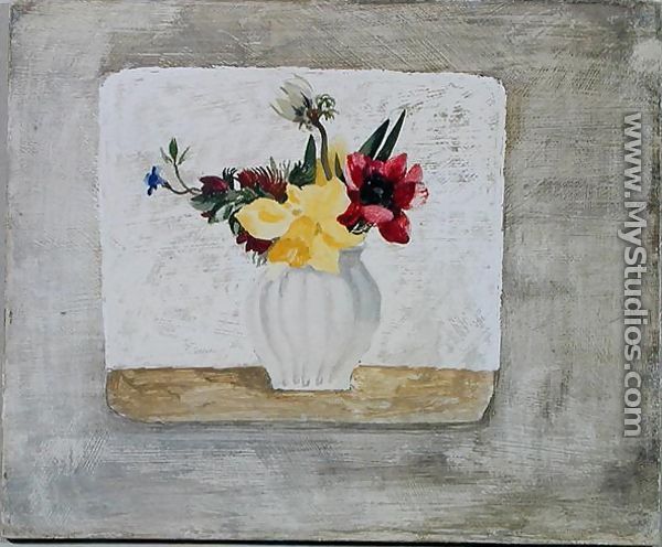 Spring Flowers in a White Jar, c.1930 - Christopher Wood