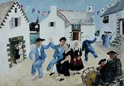 Dancing Sailors, Brittany, 1930 - Christopher Wood
