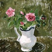 Roses in a White Jug, 1928 - Christopher Wood