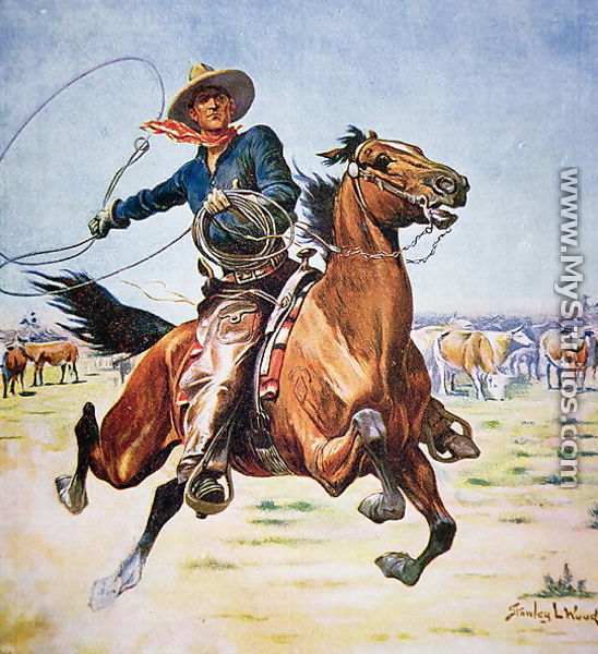 Texas Cowboy - Stanley L. Wood