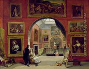 Interior of the Royal Institution, during the Old Master Exhibition, Summer 1832, 1833 - Alfred Woolmer