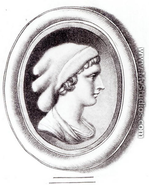 Portrait of Sappho - Thomas Worlidge