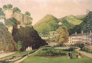 Matlock Bath from the grounds of the Bath Hotel, 1895 - E. Wray