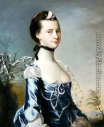 Portrait of Elizabeth Copestake (d.1790) - Josepf Wright Of Derby