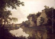 Landscape with Dale Abbey - Josepf Wright Of Derby