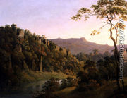 View in Matlock Dale, Looking Towards Black Rock Escarpment, c.1780-5 - Josepf Wright Of Derby