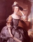 Portrait of Mrs Anne Carver - Josepf Wright Of Derby