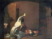 Romeo and Juliet: The Tomb Scene, Noise again! then I'll be brief, exh. 1790 - Josepf Wright Of Derby