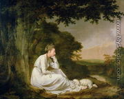 Maria, 'A Sentimental Journey' by Laurence Sterne (1713-68) 1777 - Josepf Wright Of Derby