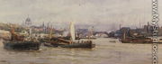 Shipping on the Thames - Charles William Wyllie