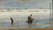 Gathering Driftwood, Holland, 1877 - William Lionel Wyllie