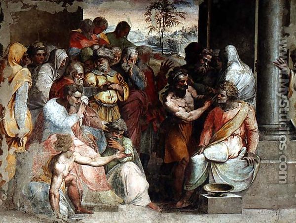 The Judgement of Zaleucus, c.1525 - Perino del Vaga (Pietro Bonaccors)